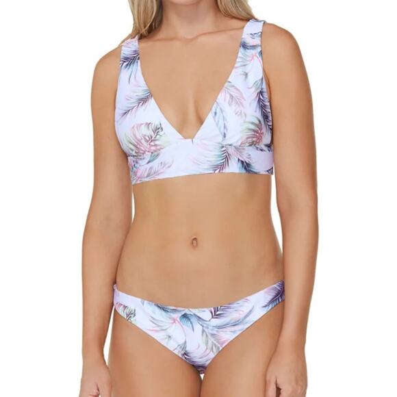 NEW Raisins Reversible Tropical/Purple Gingham Bikini Size Large - Picture 10 of 13